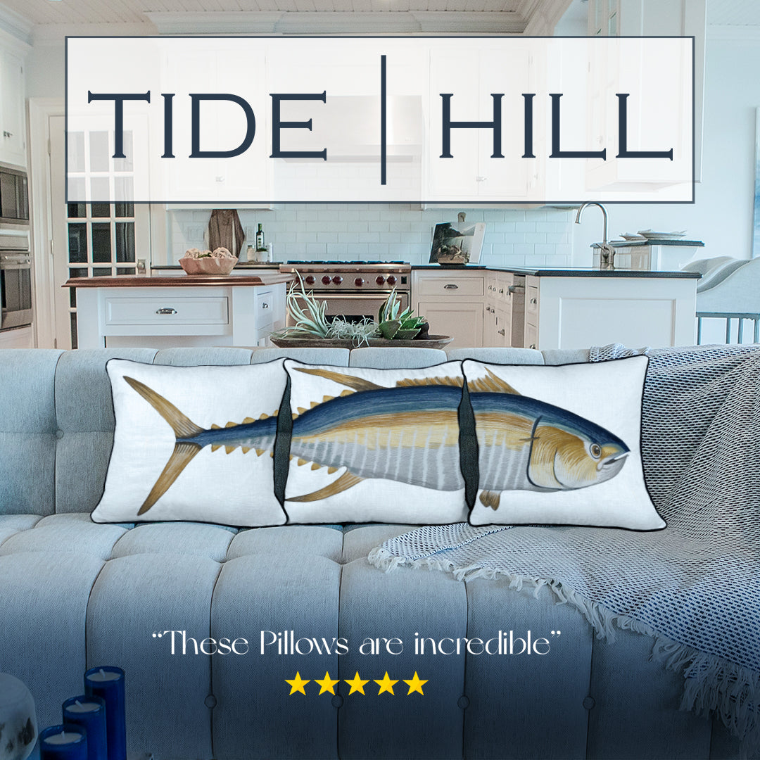 Tuna 3 Piece Embroidered Pillow Cover Set