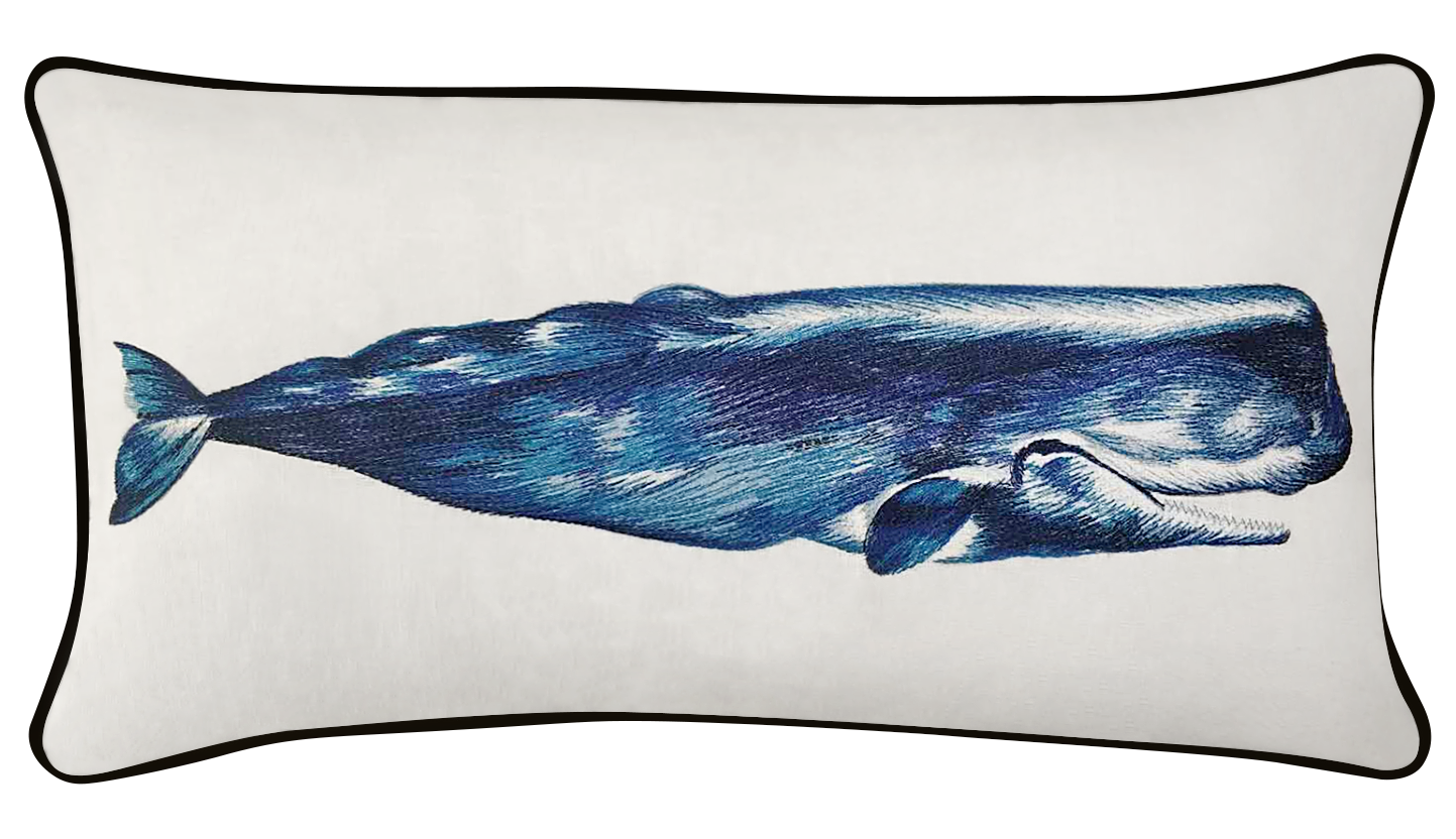 Whale Pillow Cover