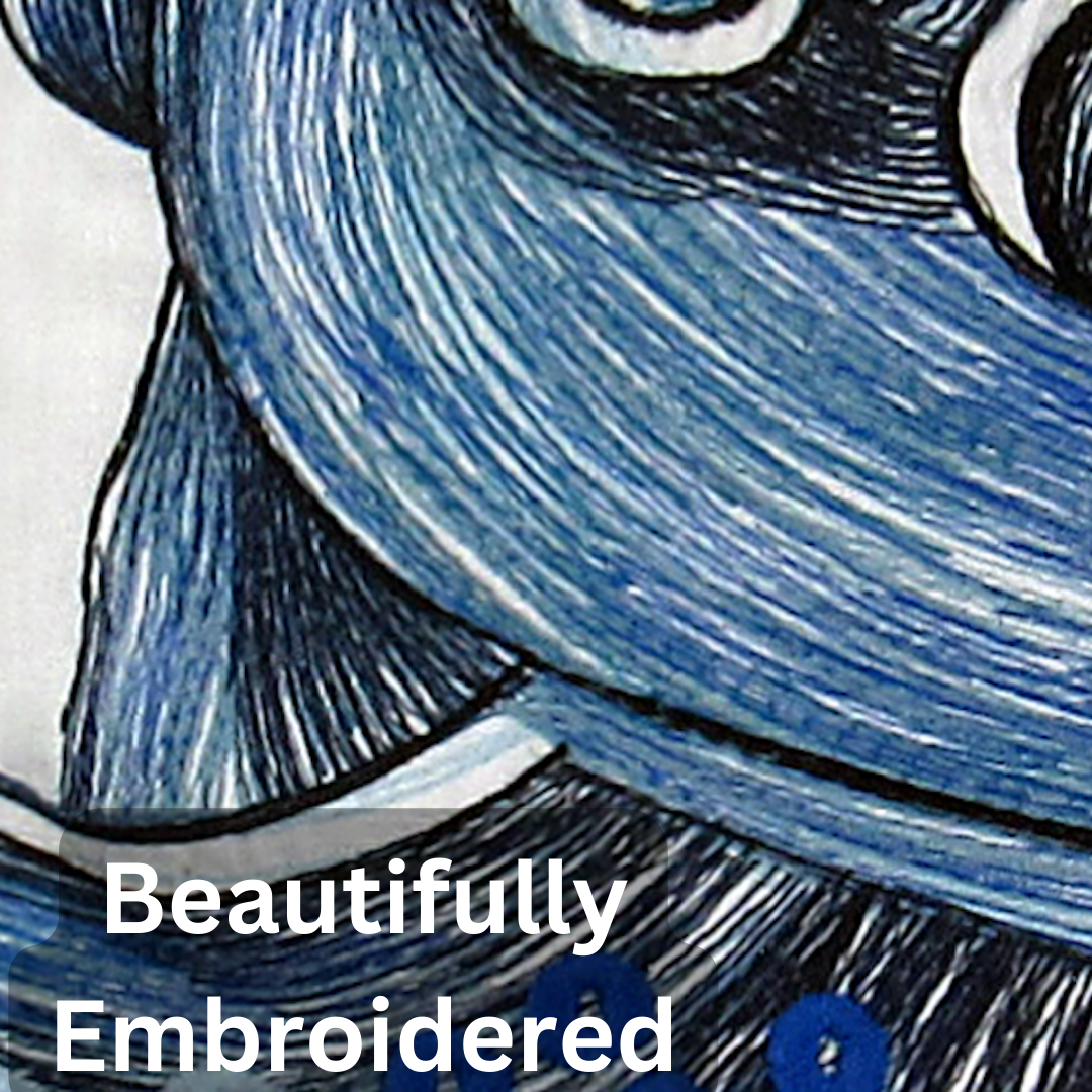 Octopus 3 Piece Embroidered Pillow Set - 18"