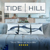 Dolphin 3 Piece Embroidered Pillow Cover Set