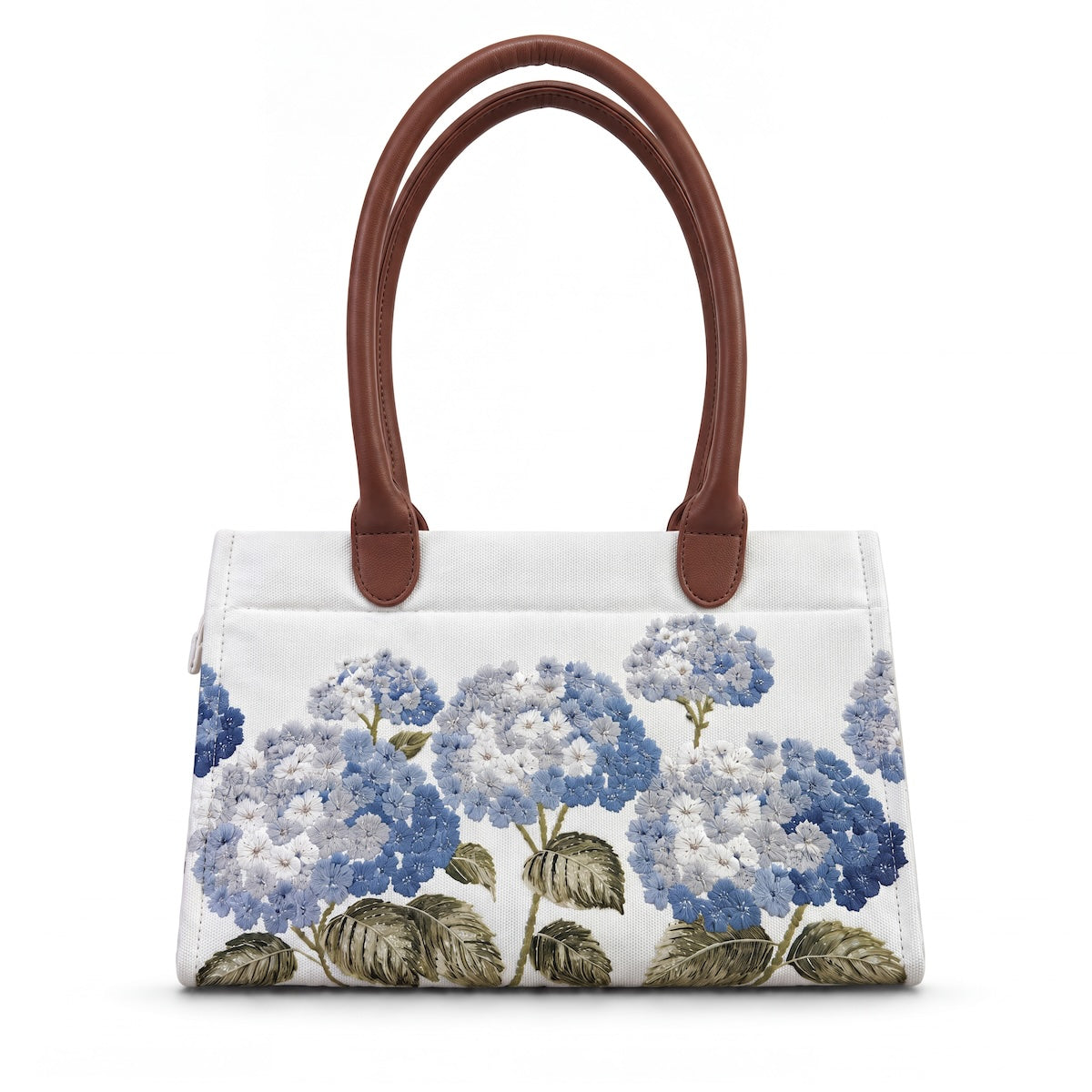 Hydrangea Embroidered Handbag