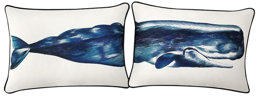 Whale Pillow Cover Set