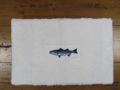 Striped Bass Bath Mat