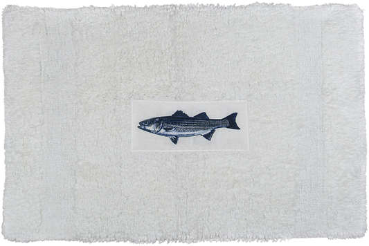 Striped Bass Bath Mat