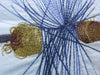 Blue Winged Olive Embroidered Pillow Cover
