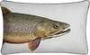 Brook Trout Embroidered Pillow Cover Set