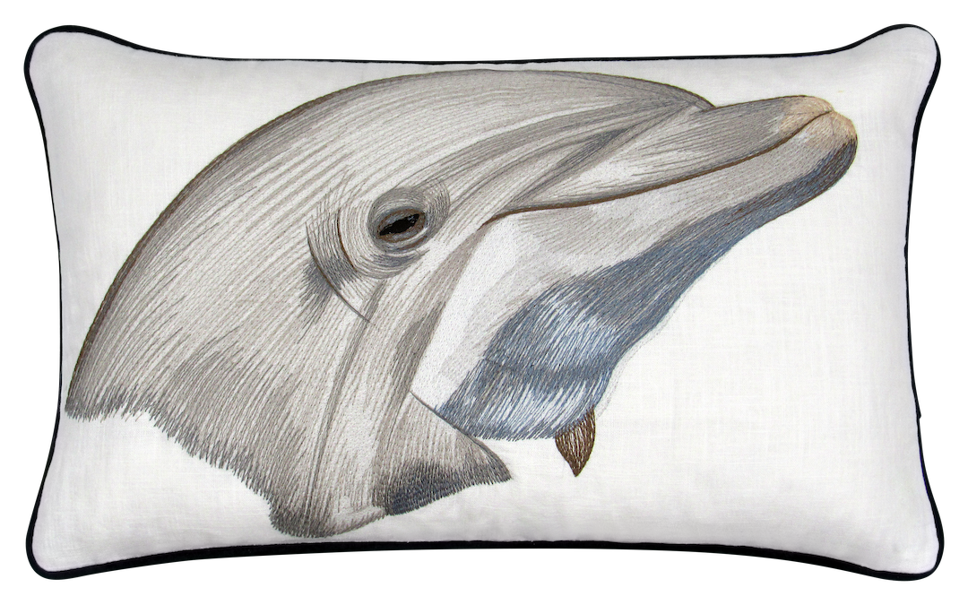 Margaritaville Dolphin Face Embroidered Cover