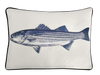 Striped Bass Pillow Cover