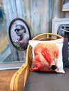 Margaritaville Flamingo Embroidered Pillow Cover