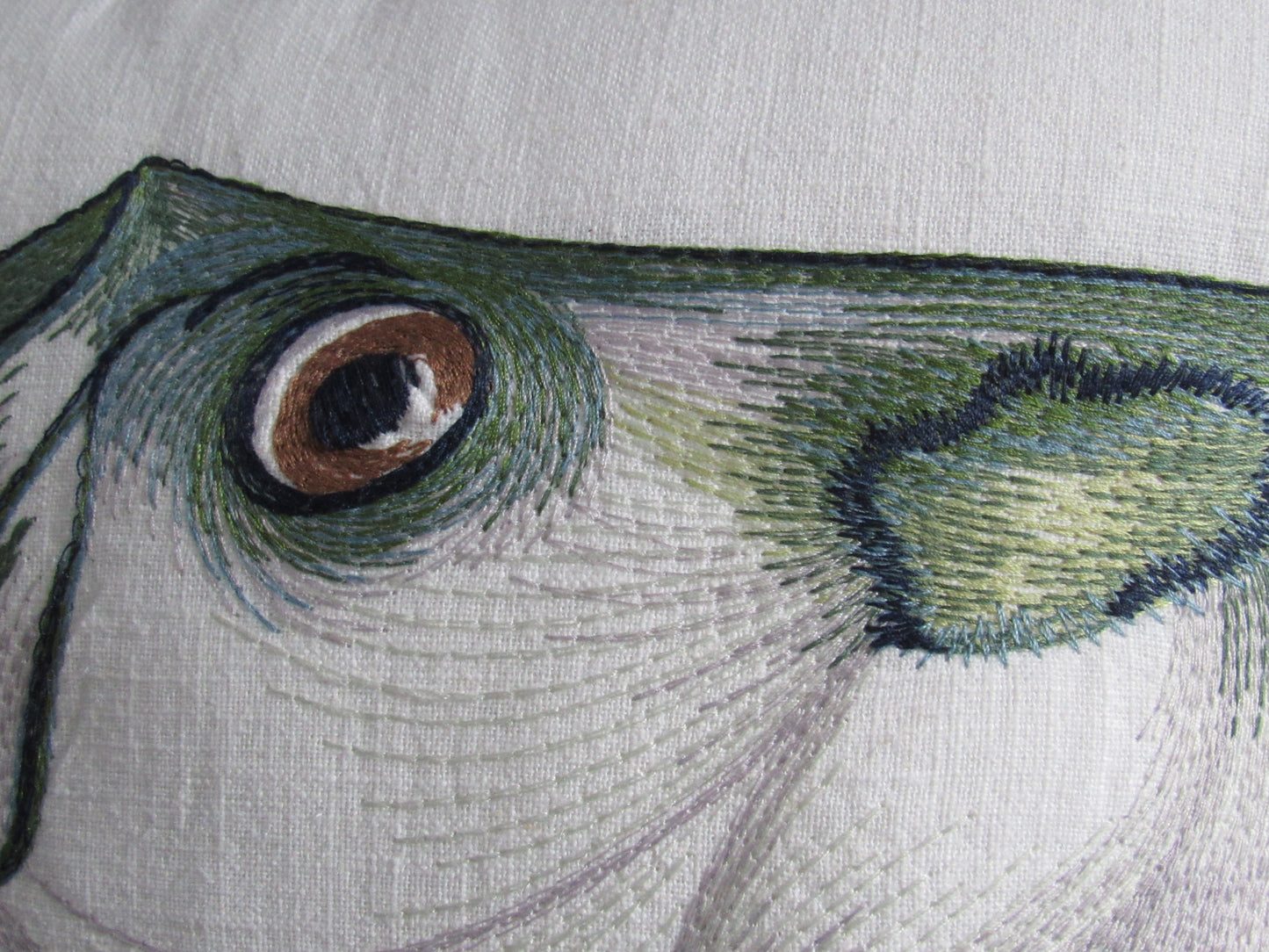Tarpon "Green" Embroidered Pillow Cover Set