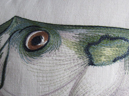Tarpon "Green" Embroidered Pillow Cover Set