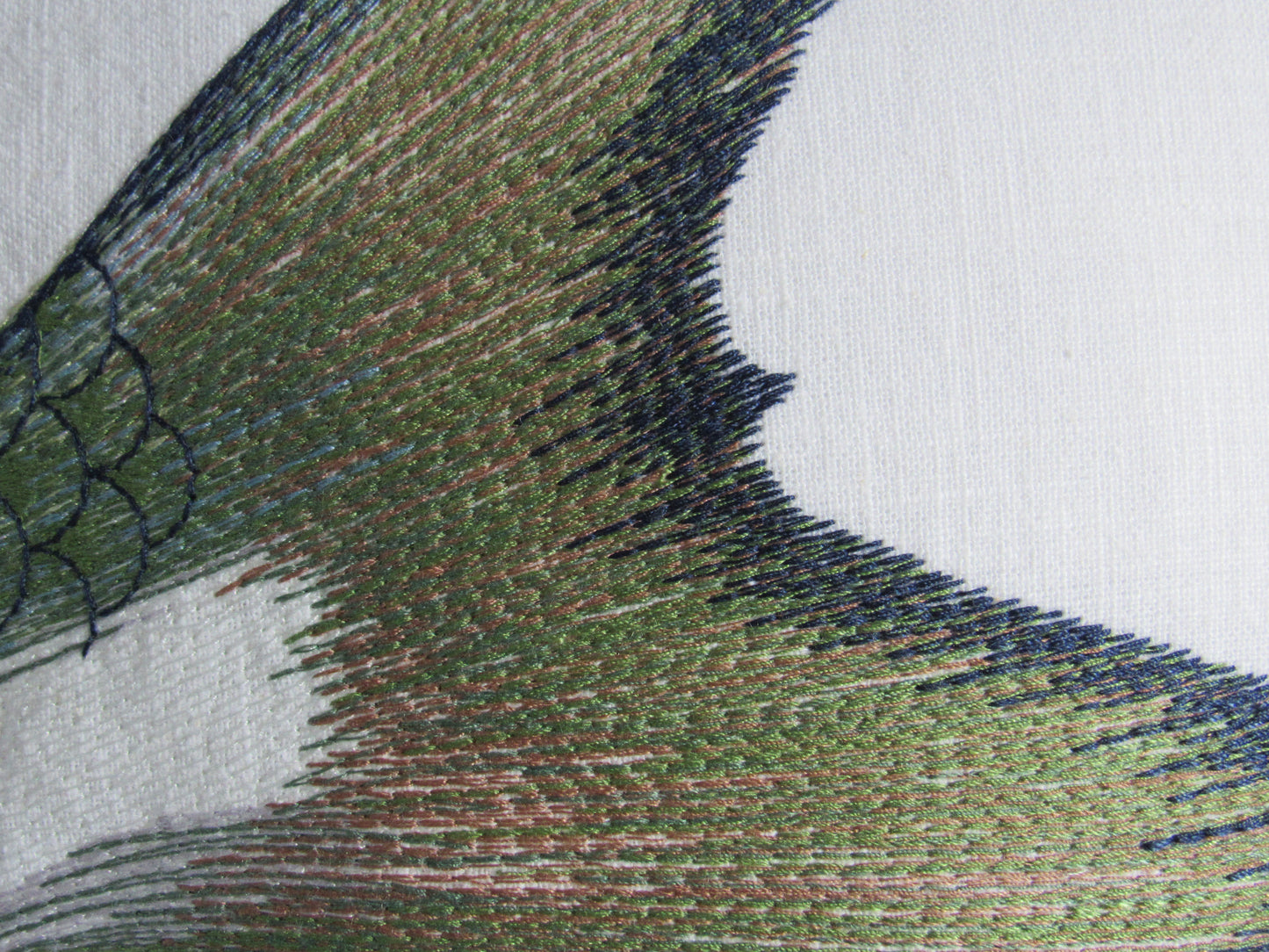 Tarpon "Green" Embroidered Pillow Cover Set