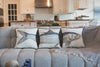 Tarpon &#39;Natural&#39; Embroidered Pillow Cover Set