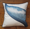 Whale Tail Embroidered Pillow Cover Set