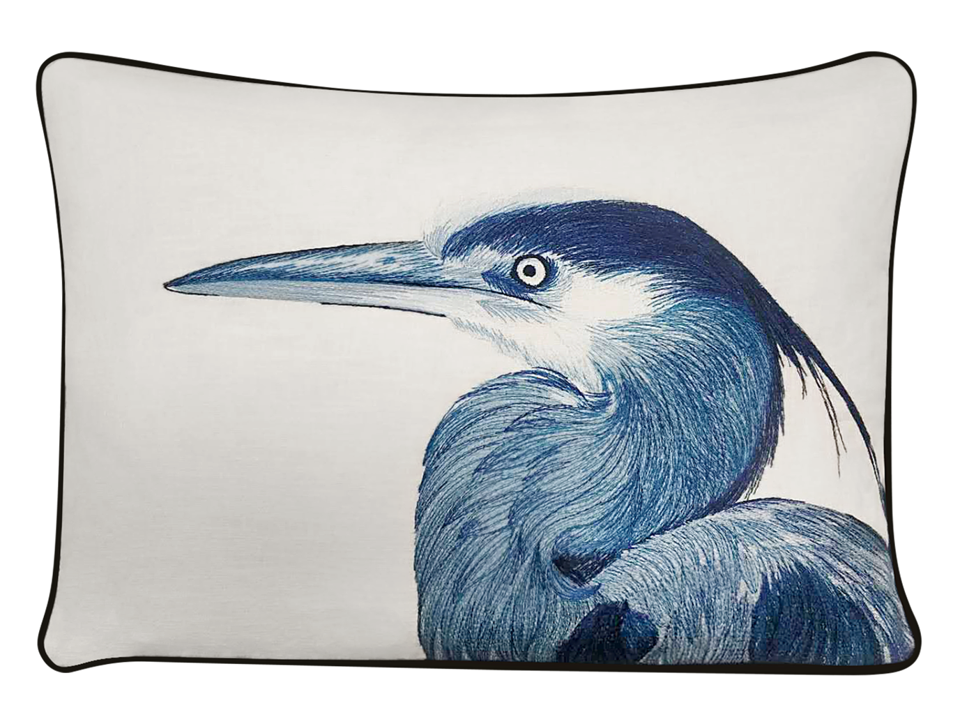 Heron Head Pillow Cover